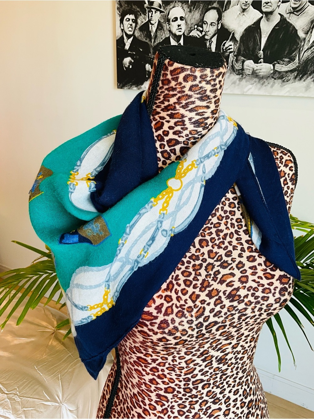 70s Nautical British Scarf - Picture 7 of 10